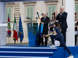La Polizia di Stato scorta la Fiamma olimpica