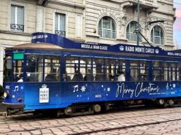 La magia delle Feste con il tram di Radio Monte Carlo