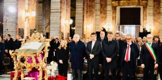 Crans-Montana, la messa di Stato per le vittime