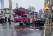 Incendio al Sacco, evacuato padiglione