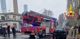 Incendio al Sacco, evacuato padiglione