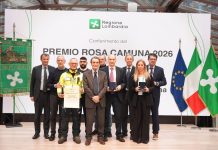 Rosa Camuna agli angeli di Crans-Montana
