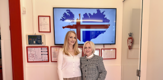 Ponte Culturale tra la Console Generale dell’Islanda e la Presidente del British College La Console Islandese Kristrun Olga Clausen e la Presidente Paola Diana del British School