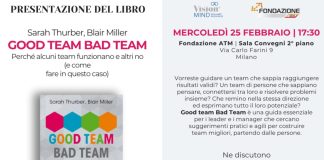 “Fondazione ATM Milano ospita la presentazione di Good Team Bad Team”