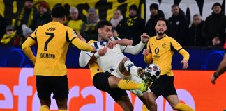 Champions, Atalanta perde male a Dortmund