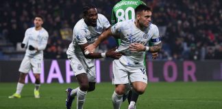 Cinquina Inter al Sassuolo