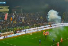 Petardi in Cremonese-Inter, Polizia ferma un giovane