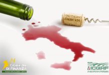 Contraffazione vino, maxioperazione GdF in tutto il paese