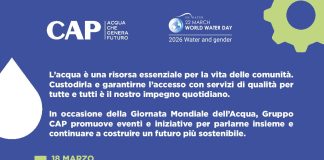 Giornata Mondiale dell’Acqua, gli appuntamenti a cura di Gruppo Cap