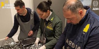 Droga, GdF arresta americana con 17 kg di marijuana a Malpensa
