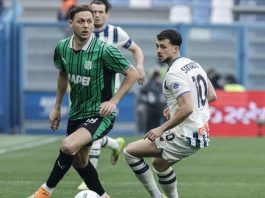 Il Sassuolo in 10 supera l’Atalanta