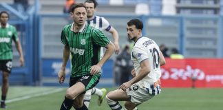 Il Sassuolo in 10 supera l’Atalanta