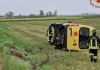 Si ribalta scuolabus in Lomellina, 6 contusi