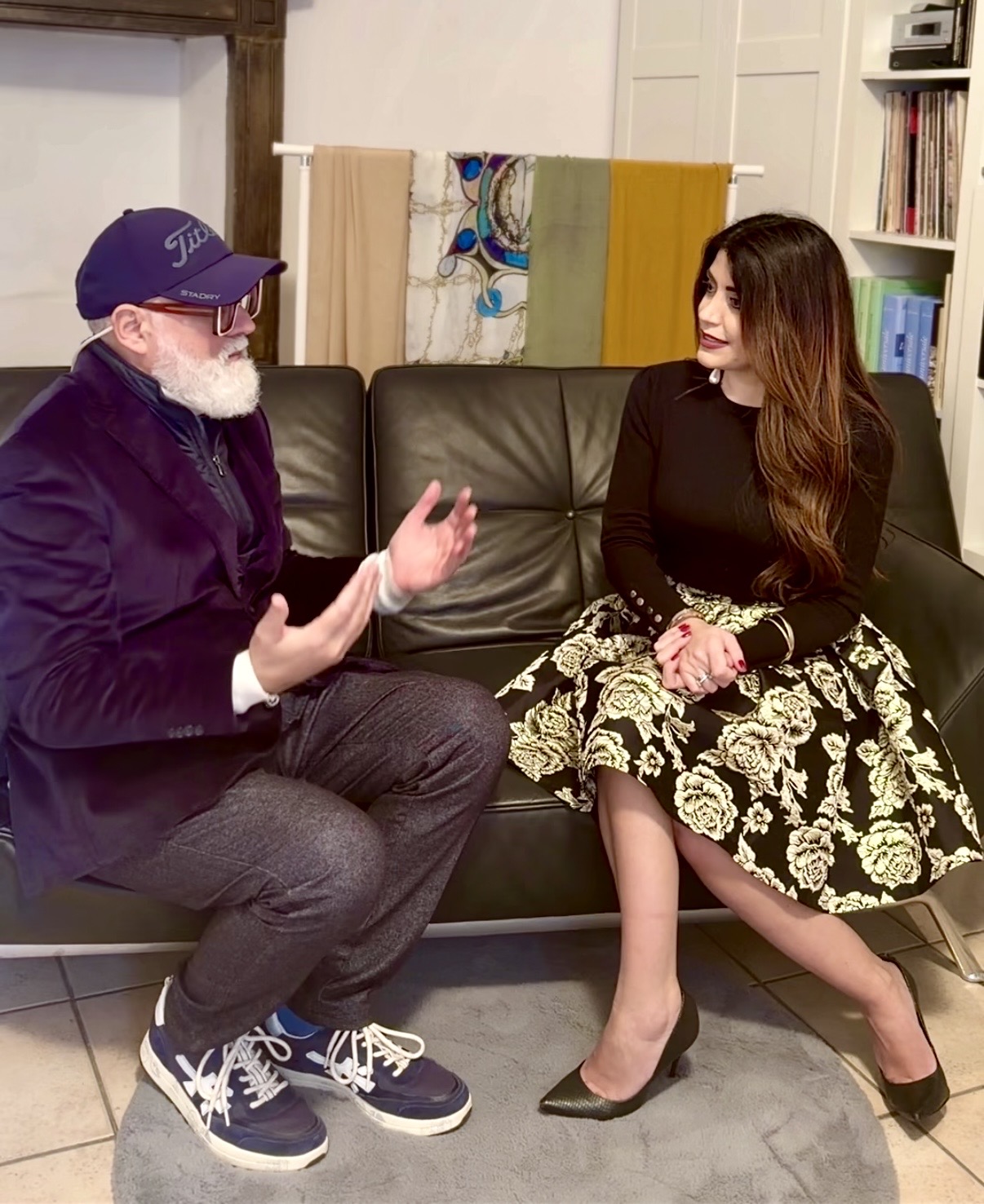 Arc. Luca Fiocca con la Caporedattrice Raffaella Manetta