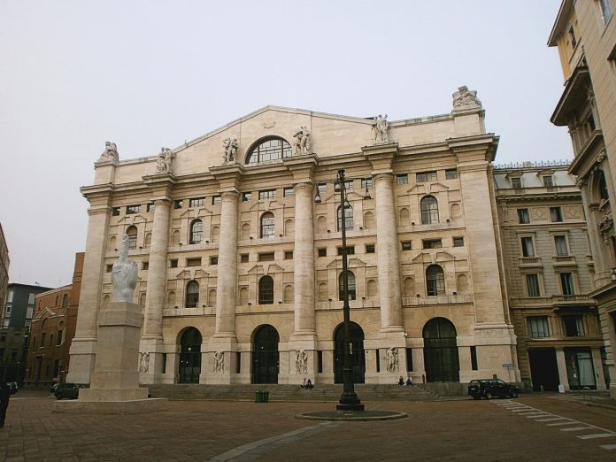 Borsa di Milano - Palazzo_Mezzanotte_-_Piazza_Affari_-_Milano_-_Italy
