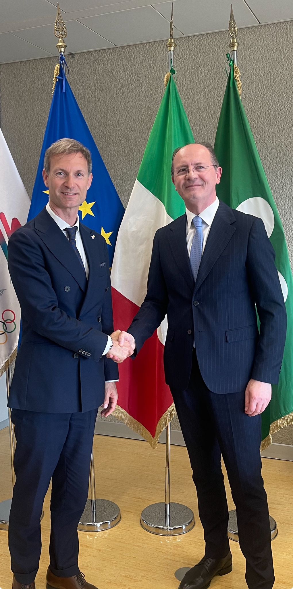 Presidente Consiglio Regionale Romani con il Parlamentare Palalic