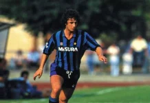 Lutto nel calcio, morto Evaristo Beccalossi, “10” dell’Inter degli anni ’80