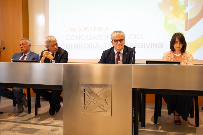 Da sinistra a destra, Giuseppe Carrà, Cristiano Nicoletti, Marco Orlandi, Sveva Magaraggia