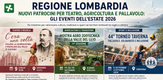 Regione Lombardia, tre nuovi patrocini per cultura, agricoltura e sport tra estate e autunno 2026