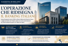 Intesa Sanpaolo lancia l’OPA su MPS