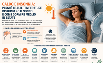 Caldo e insonnia: perché le alte temperature disturbano il sonno e come dormire meglio in estate