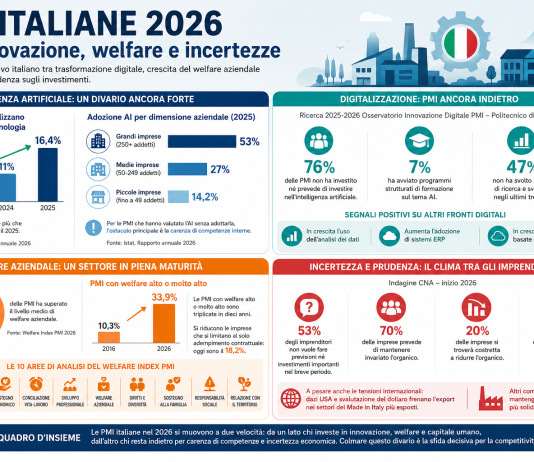 PMI italiane 2026: i dati tra AI, welfare e incertezza economica