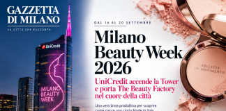 Milano Beauty Week 2026, UniCredit accende la Tower e porta “The Beauty Factory” nel cuore della città