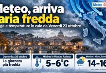 Meteo, domenica fredda a Milano: massime tra 14 e 16 gradi