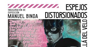 Manuel Binda a Málaga: la mostra “Specchi distorti: oltre il velo” esplora identità e cultura pop
