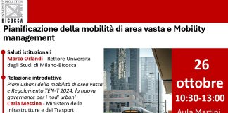 Mobilità sostenibile, alla Bicocca un incontro sulla pianificazione di area vasta