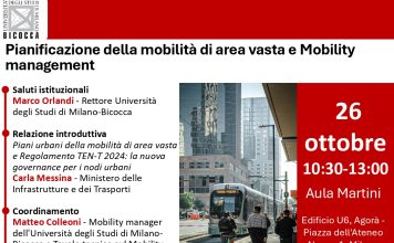 Mobilità sostenibile, alla Bicocca un incontro sulla pianificazione di area vasta