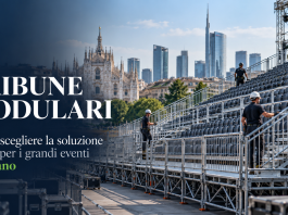 Tribune modulari per grandi eventi a Milano: come scegliere il fornitore giusto