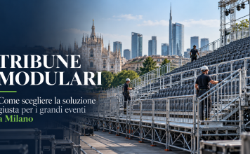 Tribune modulari per grandi eventi a Milano: come scegliere il fornitore giusto